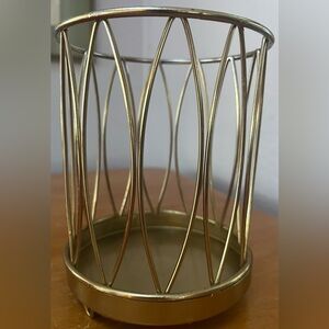 Threshold Gold Wire Kitchen Utensil Holder - 7” Countertop Organizer